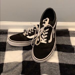 black and white vans